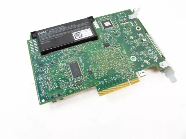 Dell PowerEdge PERC H800 1 GB External SAS SATA RAID Controller Card BBU D90PG 2