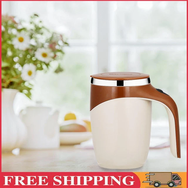 Taza de café eléctrica HIMS, batidora automática de acero inoxidable leche quitanieves