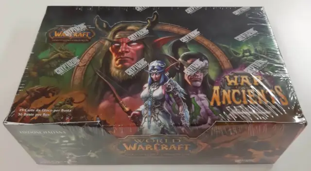 WOW World of Warcraft War of the Ancients Booster Box FACTORY SEALED ITA