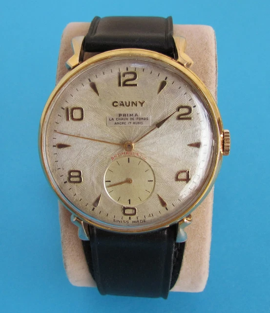 ANTIGUO RELOJ SUIZO de CAUNY PRIMA. 1950. Funciona 164,50 - PicClick FR