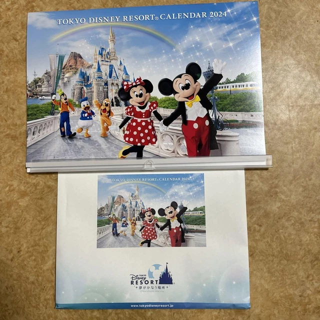 TOKYO DISNEY RESORT Calendar 2024 97.99 PicClick