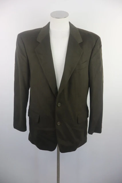 Blazer Vintage Trussardi En Laine Pour Homme - Taille 54, Coupe Croisée