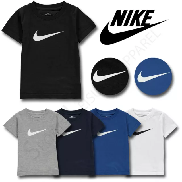 Nike Infants T Shirts Boys Tops Short Sleeve Kids Junior Tee Age 2 3 4 5 6 7 Yrs