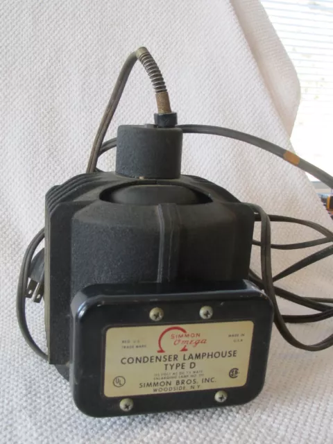 Simmon Omega Condenser Lamphouse Type D for Darkroom Photo Enlarger