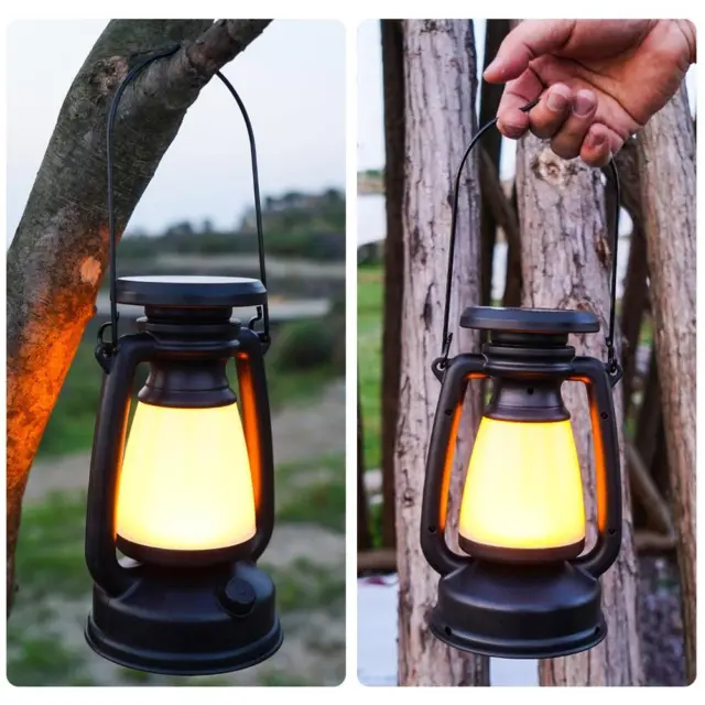 LED Camping Lantern Vintage COB Light For Hiking Camping Emergency S2O0