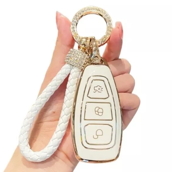 For Ford Key Cover Case Keyring Focus Mondeo Kuga Fiesta Ecosport S-max Edge Car