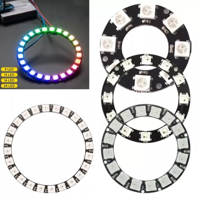 Driver RGB LED Ring 8/12/16/24 Bits WS2812 5050 RGB LED Controller Module