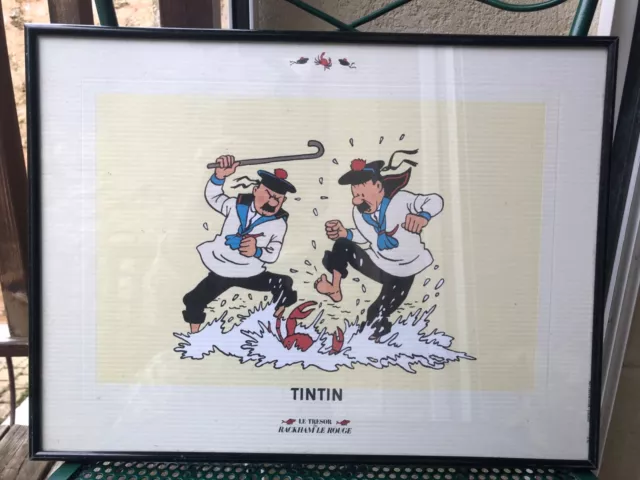 Tintin Le Trésor De Rackham Le Rouge Cadre Tintin 1996 Hergé Moulinsart.