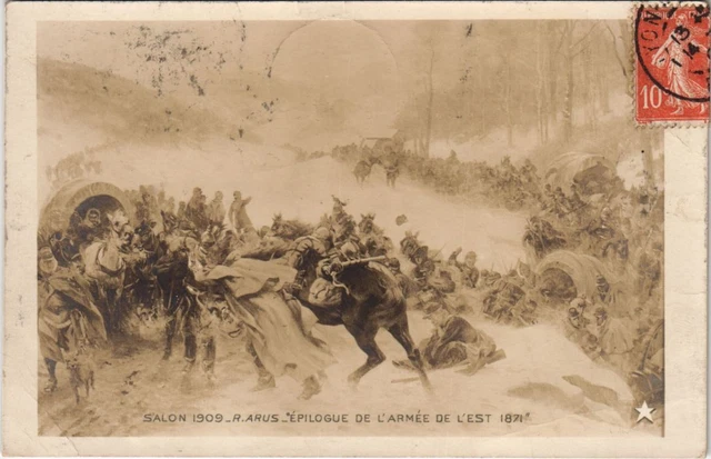 CPA R.ARUS Epilogue de l'armee de l'Est GUERRE MILITAIRE 1870 (47327)