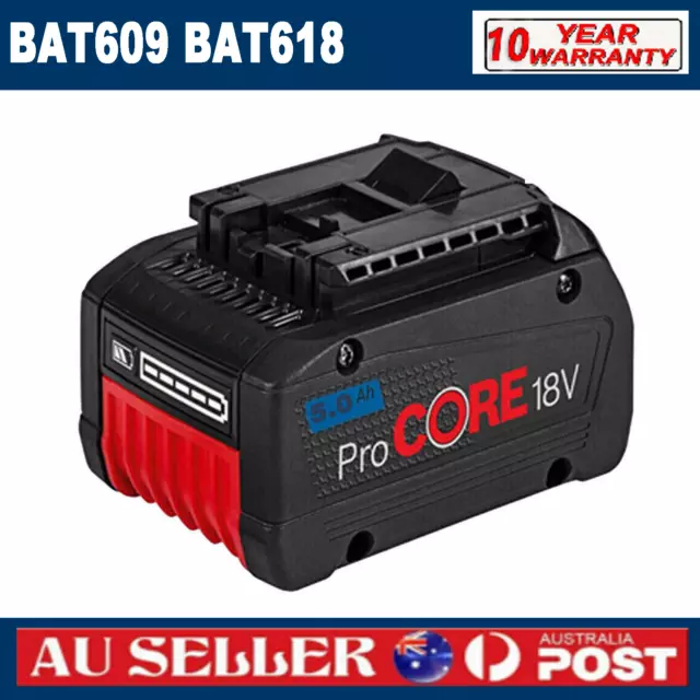 for Bosch GBA18V 5.0Ah Professional Lithium-ion Battery 1600A001Z9 BAT609 BAT618