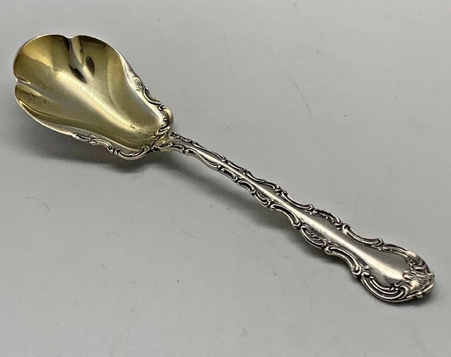 GORHAM STRASBOURG STERLING Silver Sugar Spoon Shovel 1897 Gold