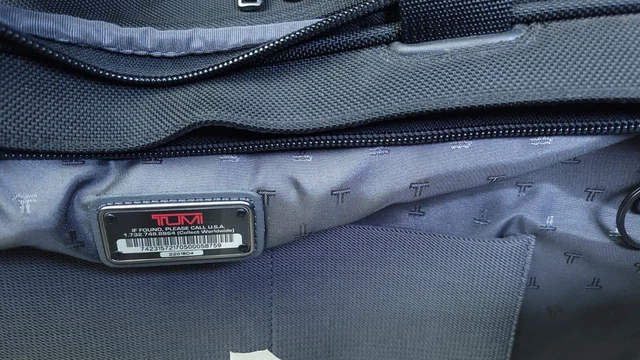 Tumi Alpha Black 2 Wheeled Ballistic Nylon Garment Travel Carry On Luggage Bag 8