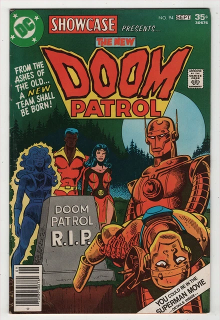 Showcase #94 nice copy origin & 1st appearance new Doom Patrol Robotman 1977 DC
