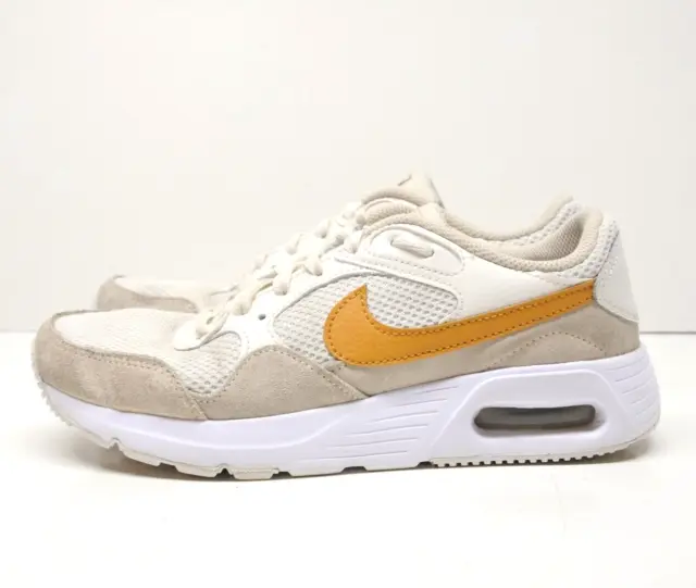 NIKE Air Max SC Phantom Gold Suede Sanddrift Trainers Shoes Sz US 7.5 CW4554-004