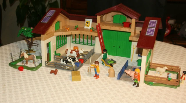 ♢ JOUET D'éveil Playmobil 123 La Grande Ferme Maison Réf: 6750