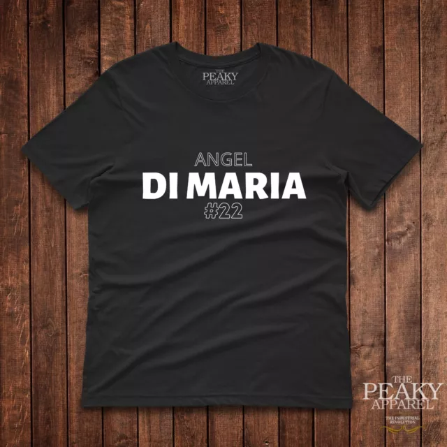 Juventus Angel Di Maria Fußball T-Shirt Herren Damen Kind schwarz weiß NEU