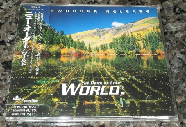 NEW ORDER Japan PROMO CD SINGLE sealed JOY DIVISION World P.O.L. case damaged