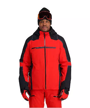 SPYDER TITAN Herren Skijacke Snowboardjacke Winterjacke Wintersport rot NEU