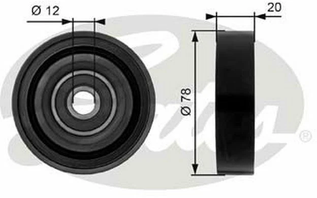 GATES Galet tendeur (courroie d'accessoire) pour HYUNDAI COUPE GETZ T36086