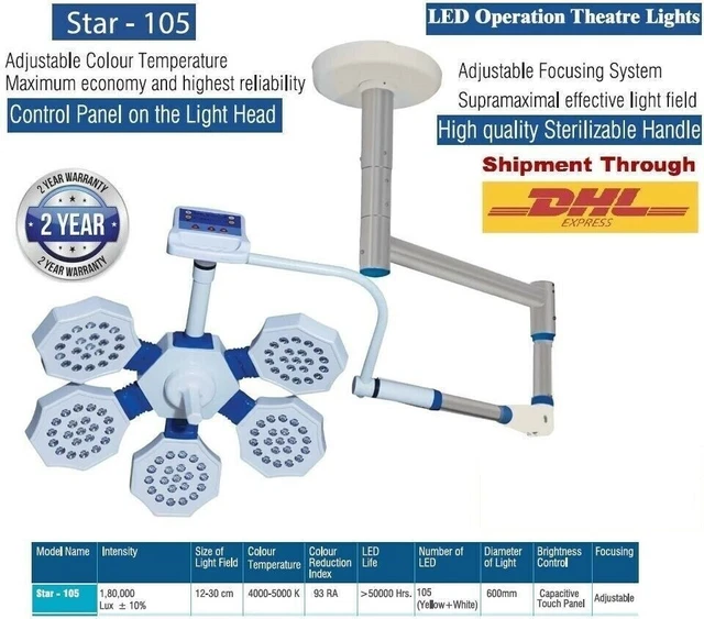 New OT Light for Examination Examining LED Lights Operation Theater Lights %