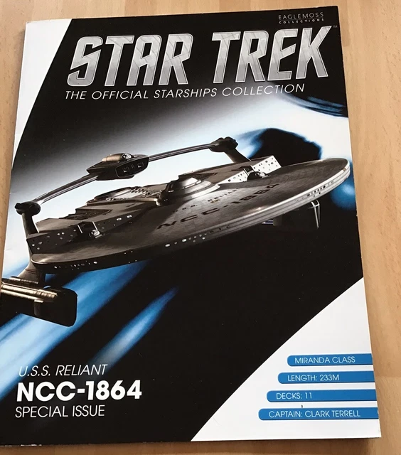 XL SIZE SHIPS] Eaglemoss STAR TREK Official Starships Collection Die-cast Model