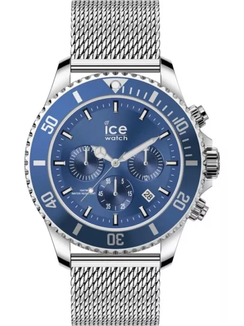 Ice Watch ICE steel - Mesh blue - Chrono - L NEU