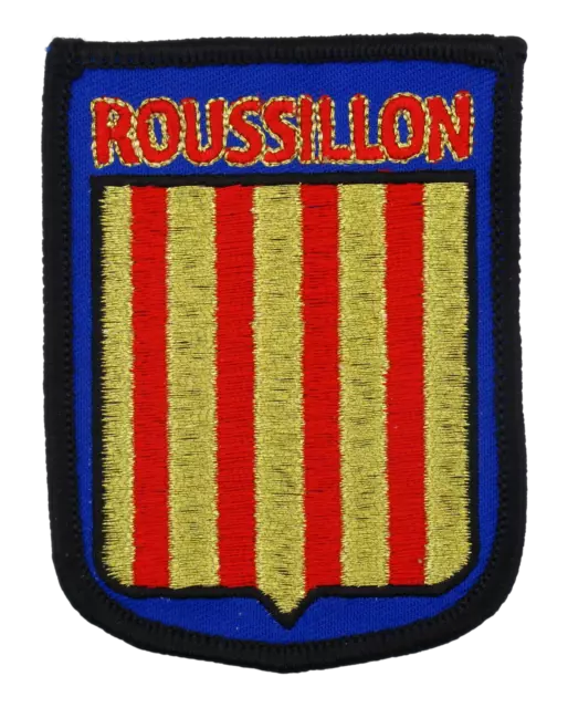 Ecusson brodé (patch/embroidered crest) thermocollant ♦ Roussillon