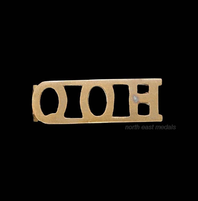 Queen's Own Hussars 'QOH' Shoulder Title Badge