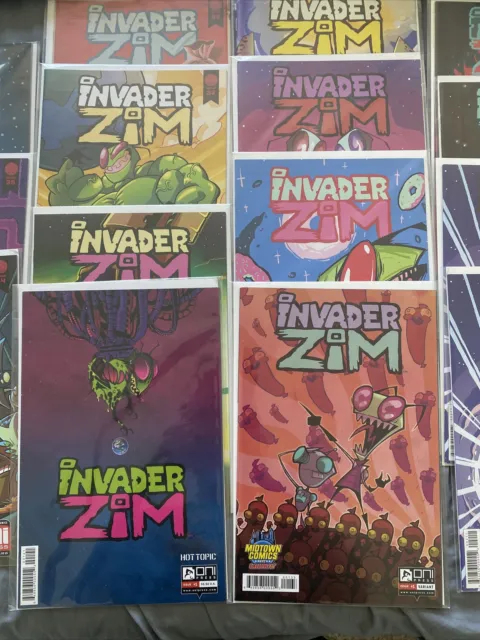 INVADER ZIM (LOT of 15) ONI PRESS 2015-16 Jhonen Vasquez Nickelodeon