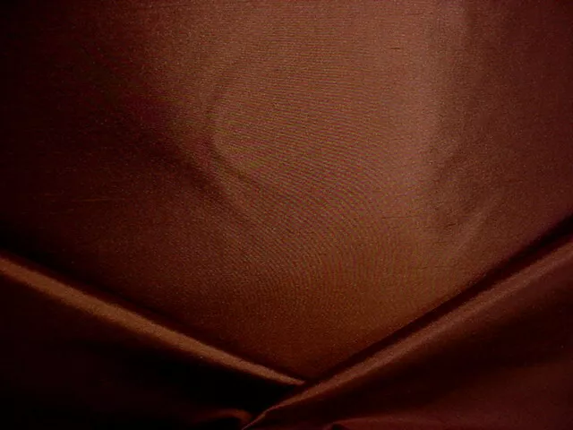 2-1/8Y Lee Jofa Bronzy Brown Iridescent Silk Drapery Upholstery Fabric