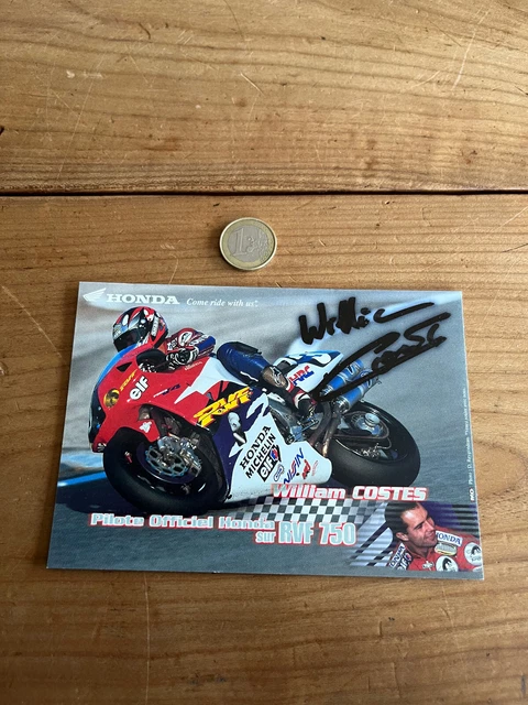 photo racing motorcycle competition N63 william costes honda rvf 750