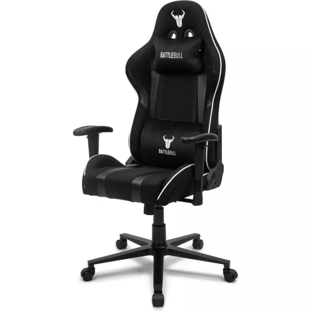 NEW BattleBull Tyro Gaming Chair Black/Black BB-643928