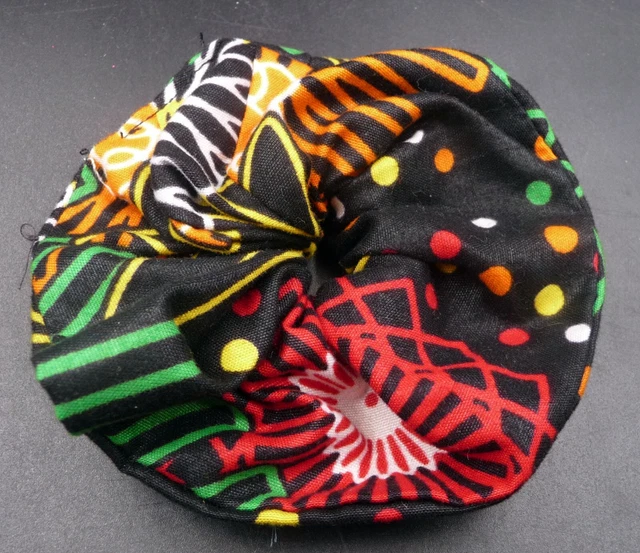 Bandeau Cheveux Wax Ethnique Noir – Motif Pin-up Et Tissu Africain Pour Toutes Coiffures