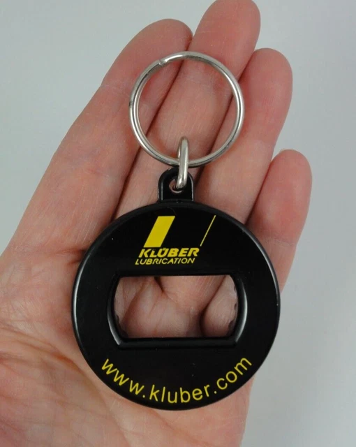 Kluber Lubrication Promotional Advertising Beverage Key Ring Bottle Opener