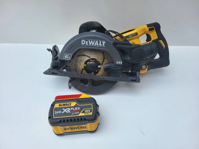 Sierra circular de alto par DeWalt DCS577 54V FlexVolt XR. 1x9,0ah batería