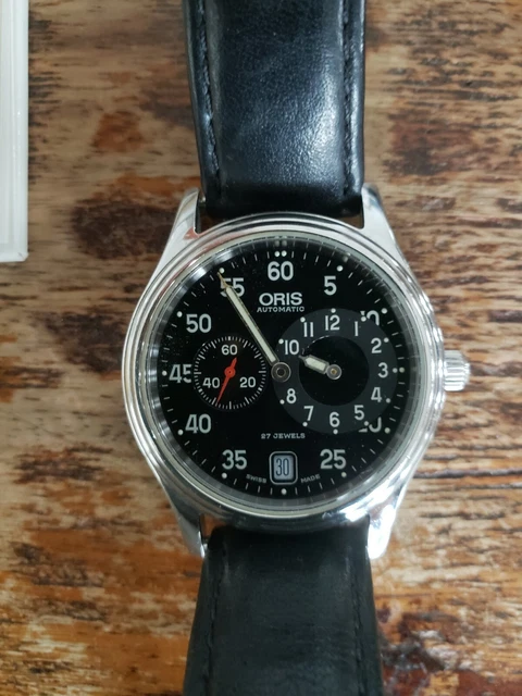 ORIS CLASSIC REGULATOR 7473 Black Dial Stainless 27 Jewels