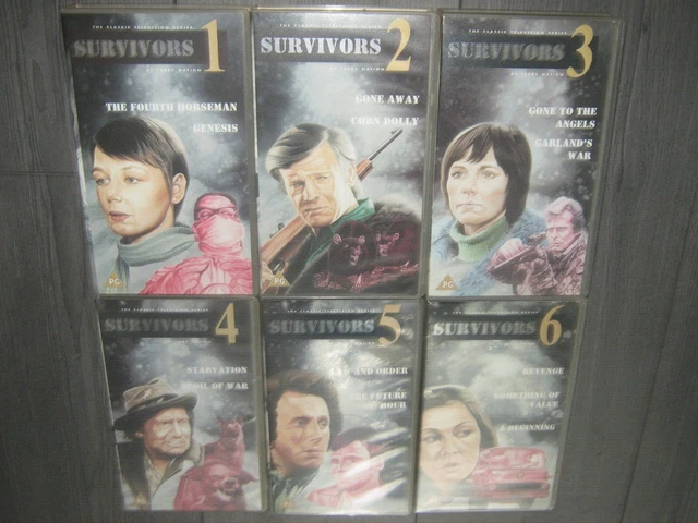 SURVIVORS SEASON 1 - SMALL BOX VHS SCI-FI DRAMA TV SERIES - IAN ...