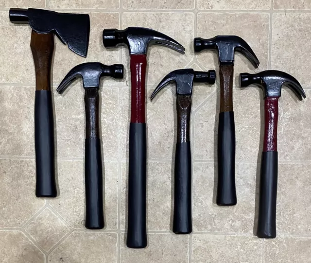 Lot of 6 Reconditioned Hammers for Home Building Use