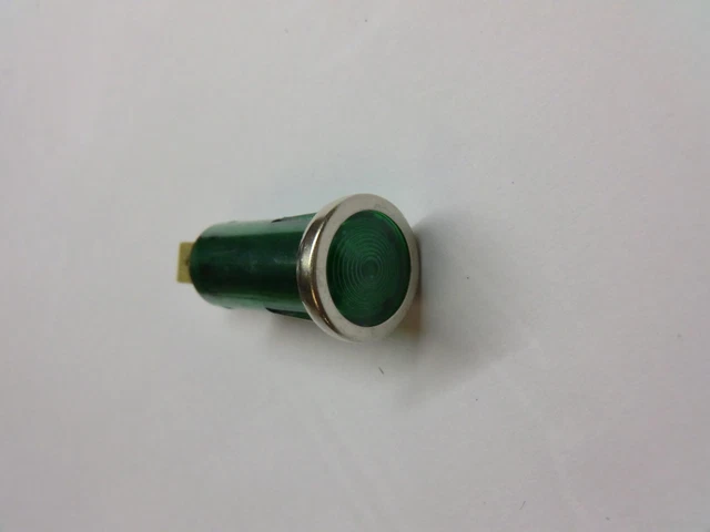 Kontrollleuchte Grün, Kontrolllampe, Warnlampe, Motorsport, Oldtimer, Rallye