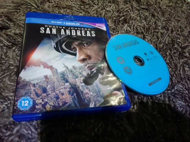 San Andreas (Blu-ray, 2015) Dwayne Johnson,