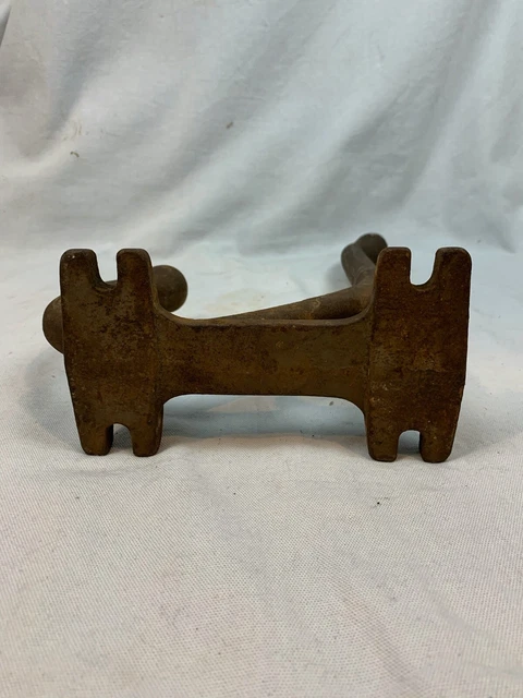 Antique Bridle Hooks Horse Tack Bracket Cast Iron 14" Extra Large c879 4