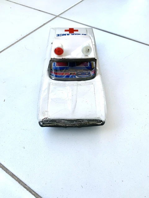 SPYMINNPOO Ambulance 1/32 – Voiture En Alliage Avec Sons Et Lumières, Cadeau 2-5 Ans