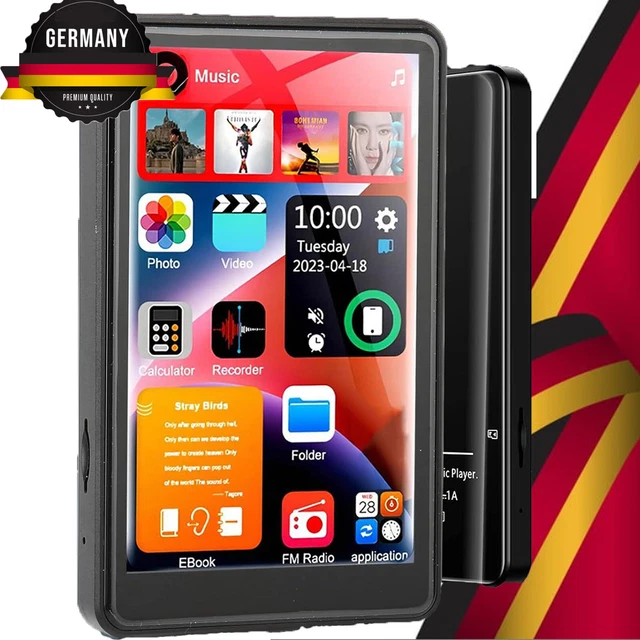 4ZOLL TOUCHSCREEN Android WiFi MP3 Player Bluetooth 5.0 HiFi MP4 Player ...