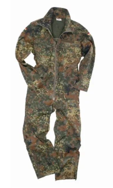 Bundeswehr BW German Army Panzerkombi flecktarn Kombi Tanker Overall Gr. 2