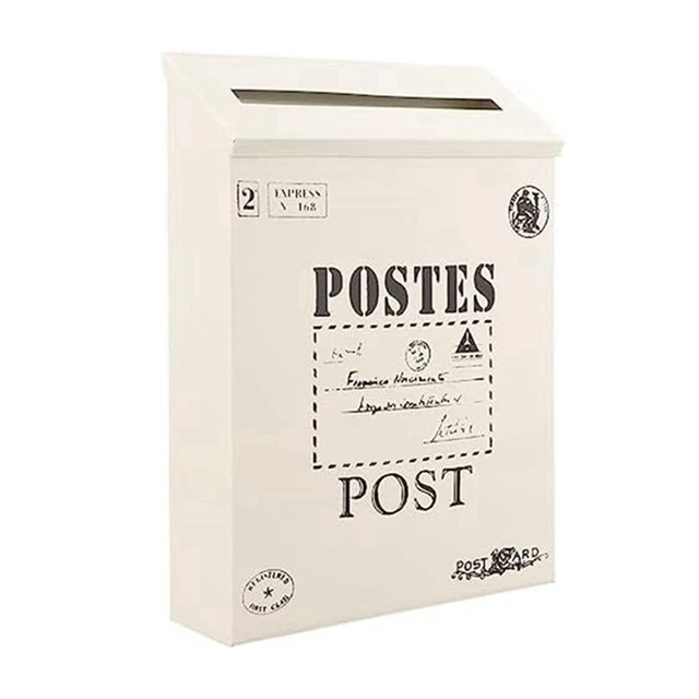 Boîte Aux Lettres Murale En Bois Fait Main - Modèle Venise - Artisanat Italien