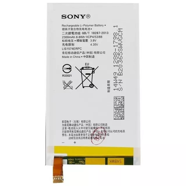 Sony Batteria originale LIS1574ERPC per XPERIA E4 Dual E4G 2600mAh Pila Ricambio