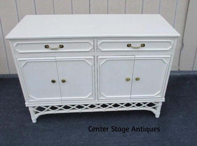 63714  Bamboo Style Sideboard Server Cabinet Chest