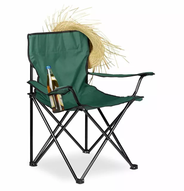 Portable Folding Outdoor Chair Camping Garden Fishing Seat Festival Beach Patio