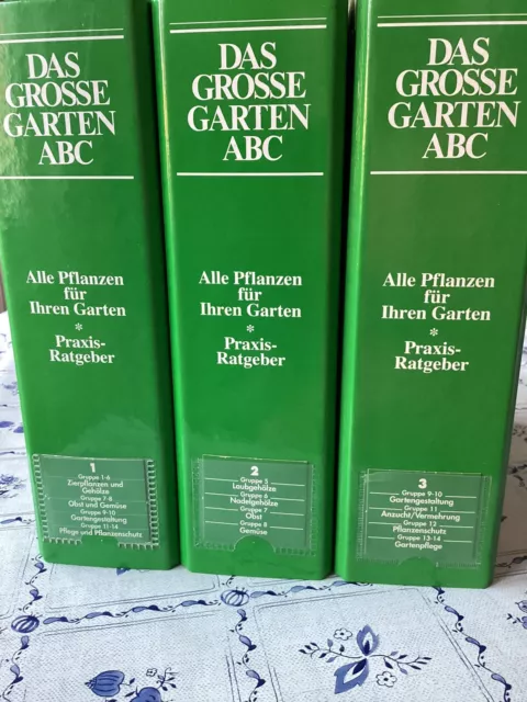 Das große Garten ABC, Kartensammlung in drei Ordnern, Konvolut