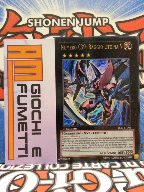 NUMERO C39 RAGGIO UTOPIA V in italiano YUGIOH ultra rara ORIGINALE konami NUMERO C39 RAGGIO UTOPIA V in italiano YUGIOH ultra rara ORIGINALE konami
